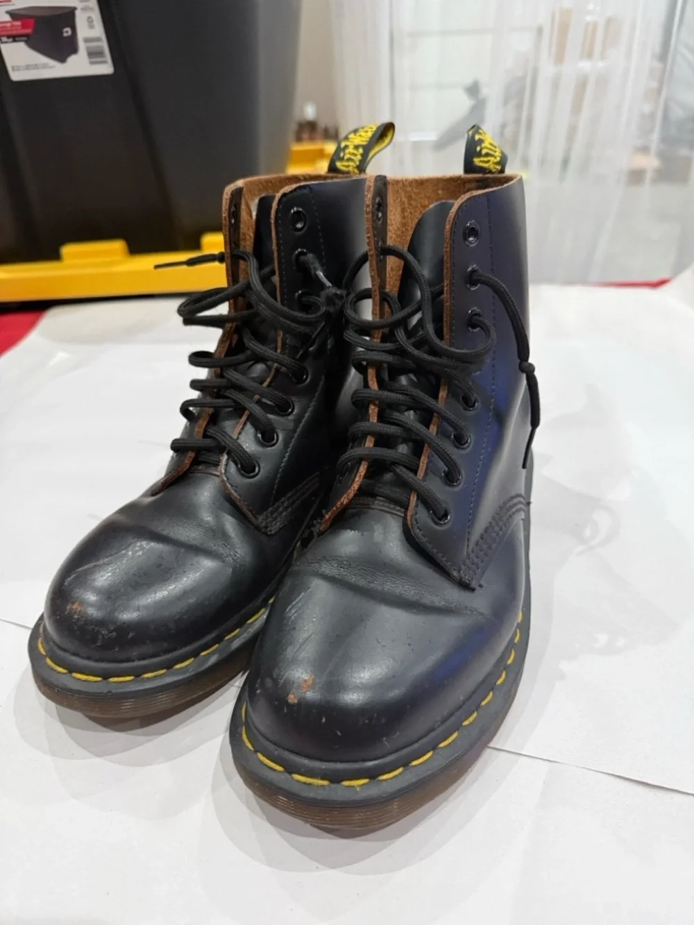 Dr. Martens Black Leather Boots